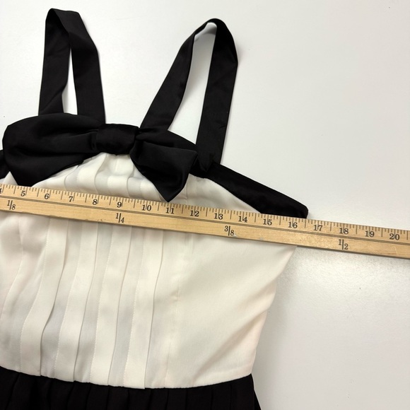 Prabal Gurung X Target Brown Tie Pintuck Pleated Mini Dress Size 6 Formal Event - Picture 11 of 14